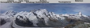 Zermatt Gornergrat Panorama